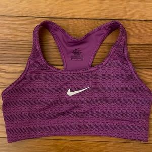Purple Nike Sports Bra